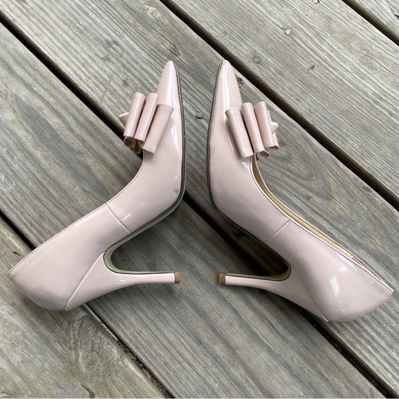 Shoedazzle blush bow heels - Picture 6 of 12
